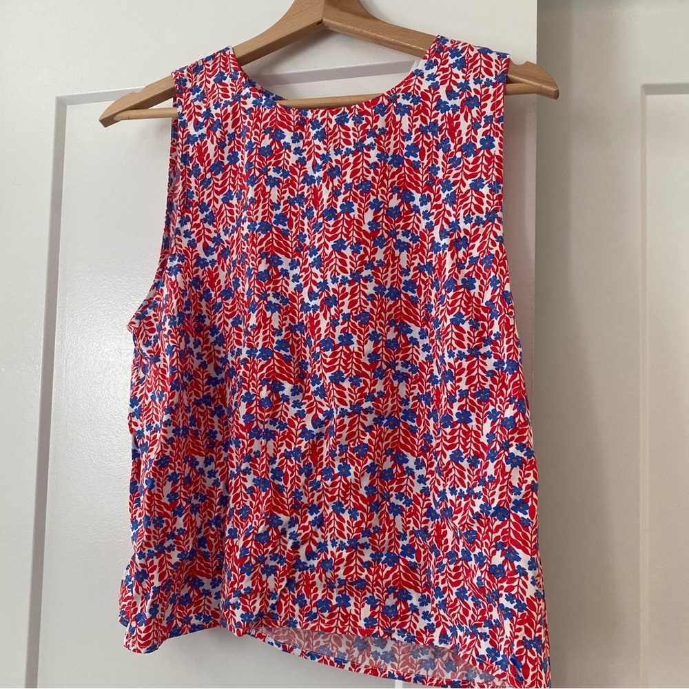 JCrew Patterned Tank Top - Picture 1 of 5